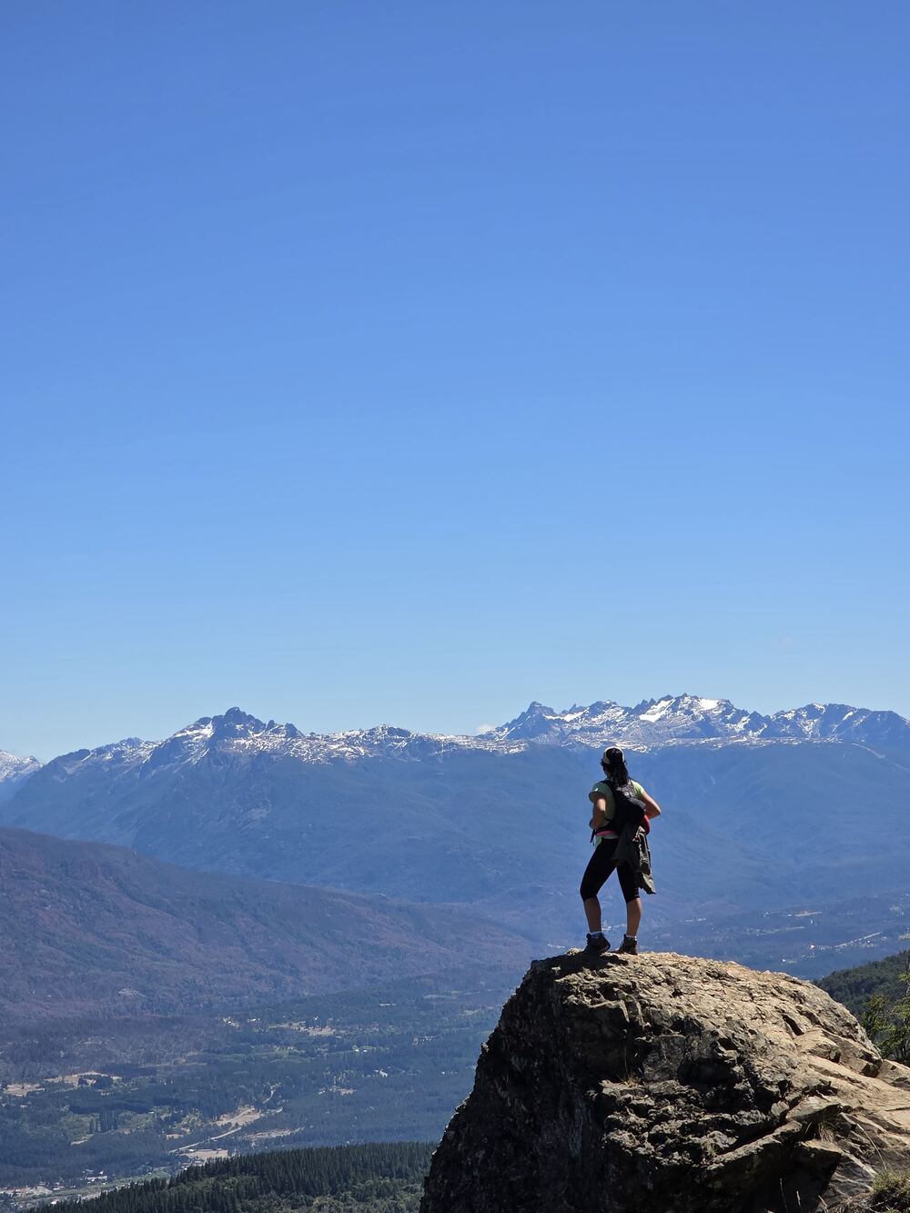 Vista de la cordillera desde la cumbre